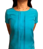 BLUSA M-C CON TABLAS EN FRENTE 01