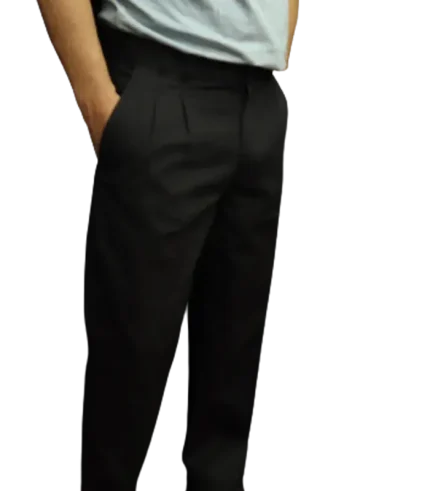 PANTALÓN CABALLERO DE VESTIR negro