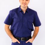 CAMISA DE TRABAJO EN SARGA M/C